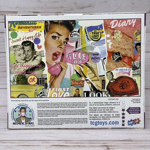 Sweet Happy Life 1500 PC Puzzle by King of Pop Art Nelson De La Nuez NEW - Picture 3 of 9